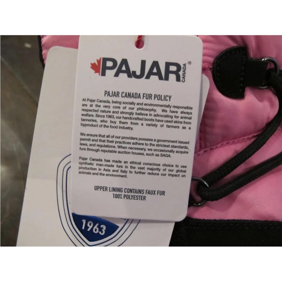 Toddler girls Pajar Tirana pink insulated snow boots NEW EUR 35 or US 3 - Picture 10 of 11